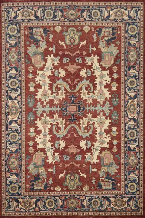 Vegetable Dye Heriz Serapi Large Area Rug 9x12
