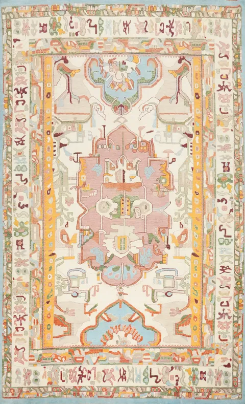 Vegetable Dye Oushak Oriental Large Rug 12x17