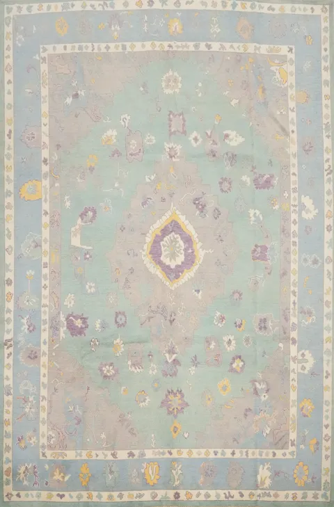 Vegetable Dye Oushak Oriental Area Rug 8x10