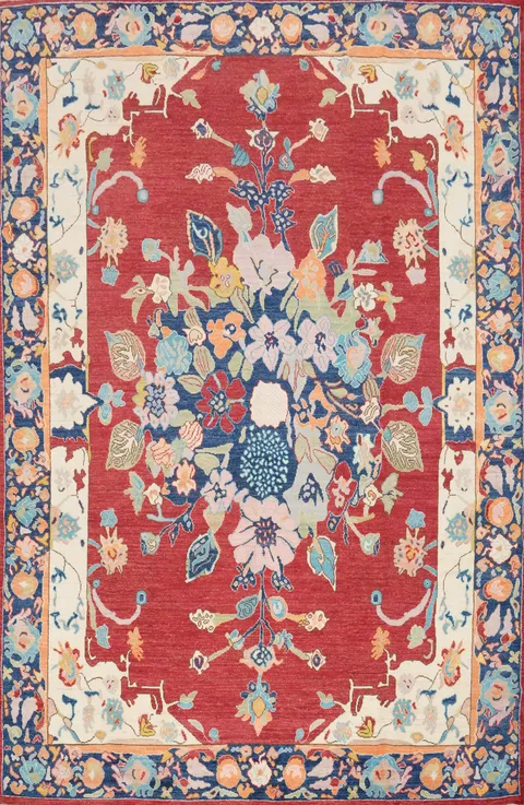 Vegetable Dye Oushak Oriental Area Rug 9x12
