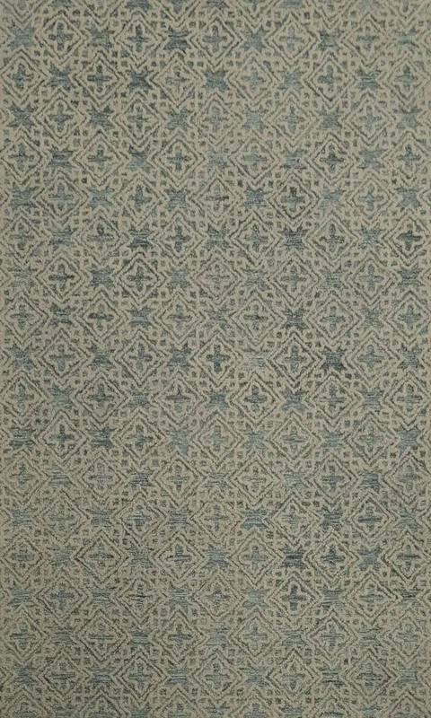 Intricate Geometric Design Area Rug 5x8 with Earthy Accents