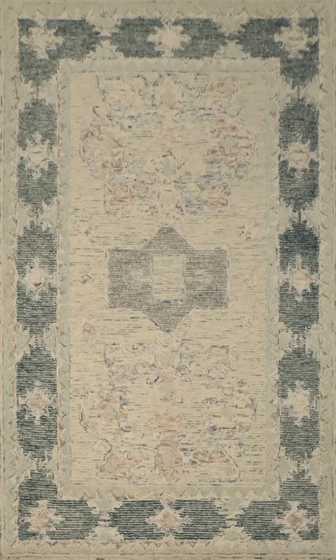Classic Charm Aged Pattern Area Rug 5x8 for Sophisticated Home Décor