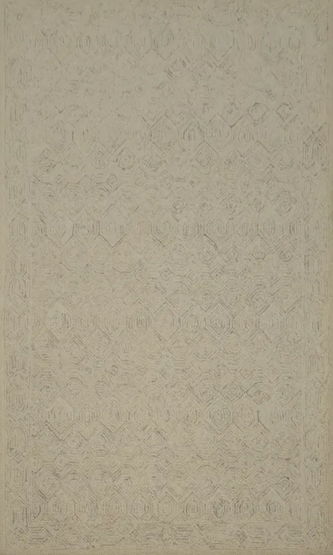 Understated Luxury: Minimalist Textured Modern Area Rug 5x8