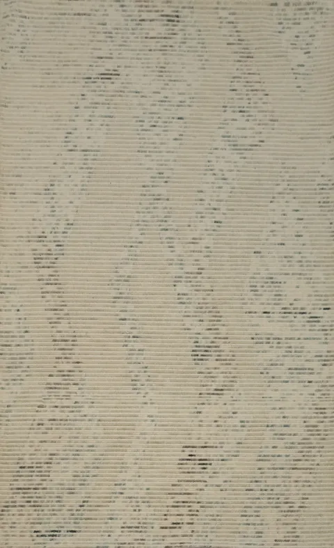 Modern Wool Oriental Area Rug 5x8
