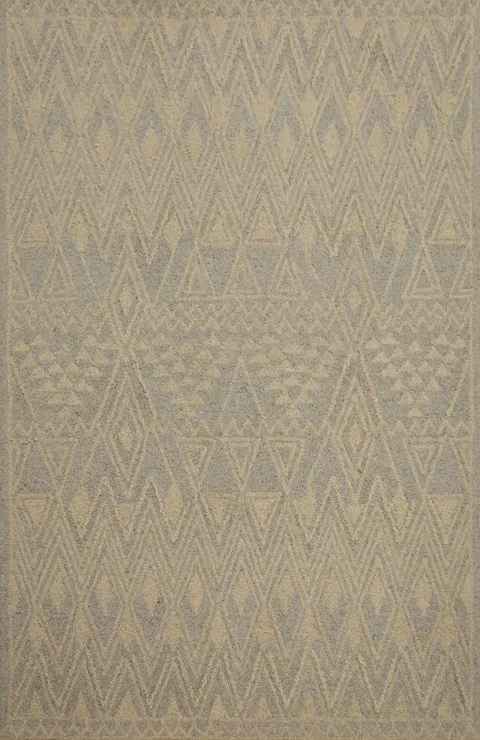 Geometric Elegance Woven Oriental Rug 5x7 for Modern Spaces