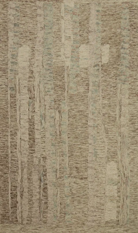 Hand Tufted Wool Abstract Area Rug 5x8
