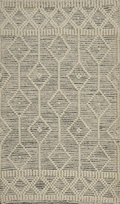Chic Geometric Patterned Oriental Rug 2x4 for Modern Homes