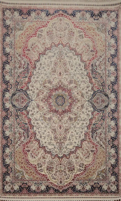 Victorian Style Tabriz Turkish Area Rug 7x10