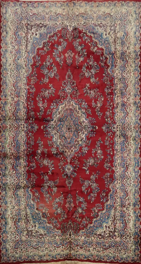 Luxurious Shahbaft Persian Large Rug 12x21 with Intricate Medallion Design