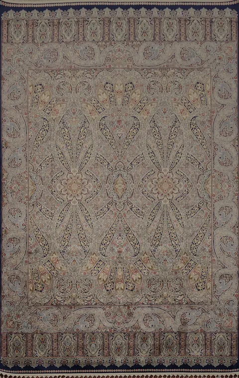 Classic Qum Area Rug 7x10 Perfect for Any Living Space