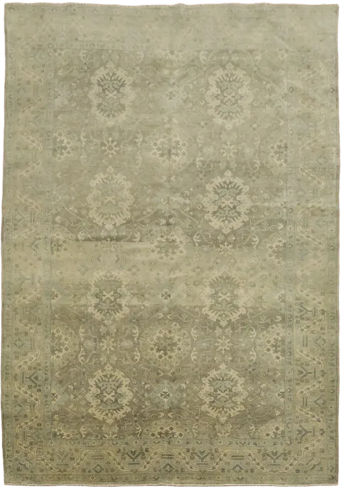 Classic Oushak Oriental Area Rug 6x9 for Subtle and Stylish Interiors