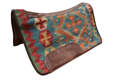 Vibrant and Durable Southwestern Style Decorative Saddle Pad 28x35 inches