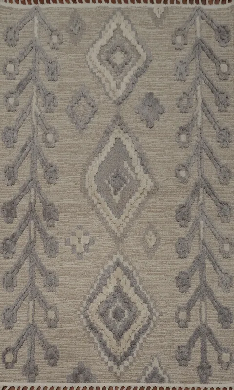 Artistic Modern Turkish Area Rug 5x8 to Complement Modern Interiors
