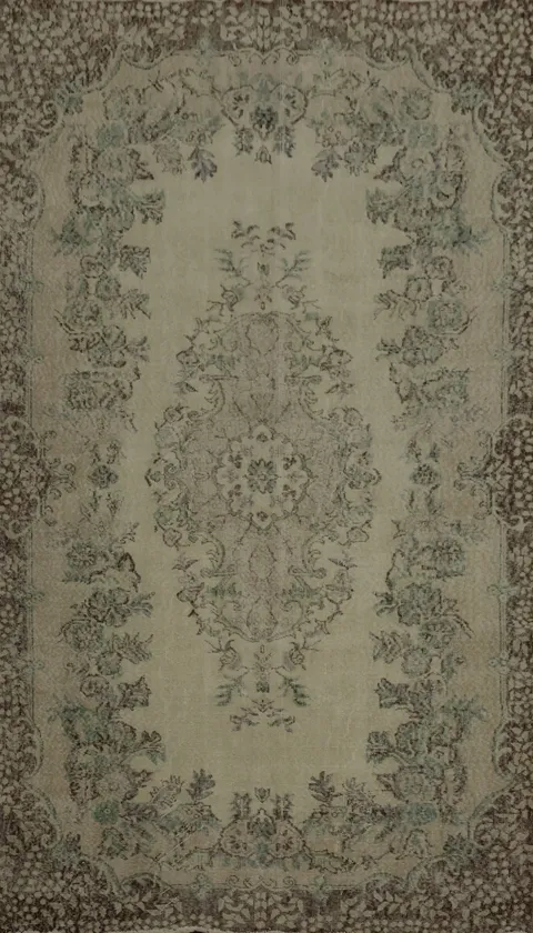 Vintage Anatolian Turkish Area Rug 6x9