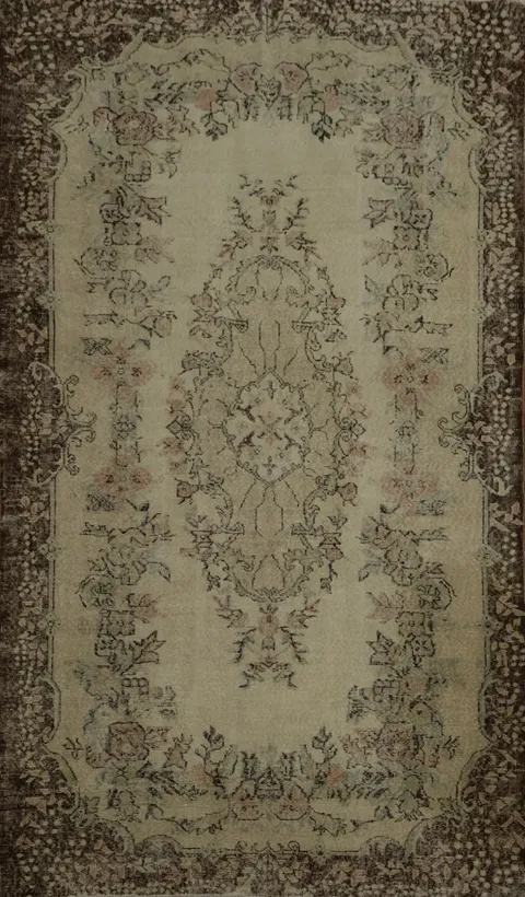 Vintage Anatolian Turkish Area Rug 6x10