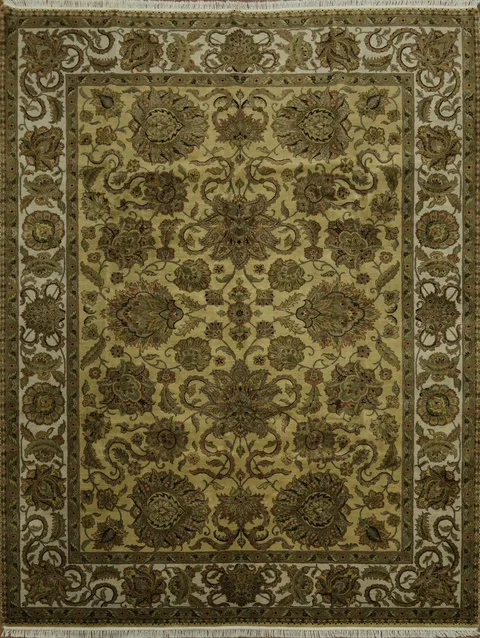 Elegant Floral Agra Oriental Area Rug 9x12