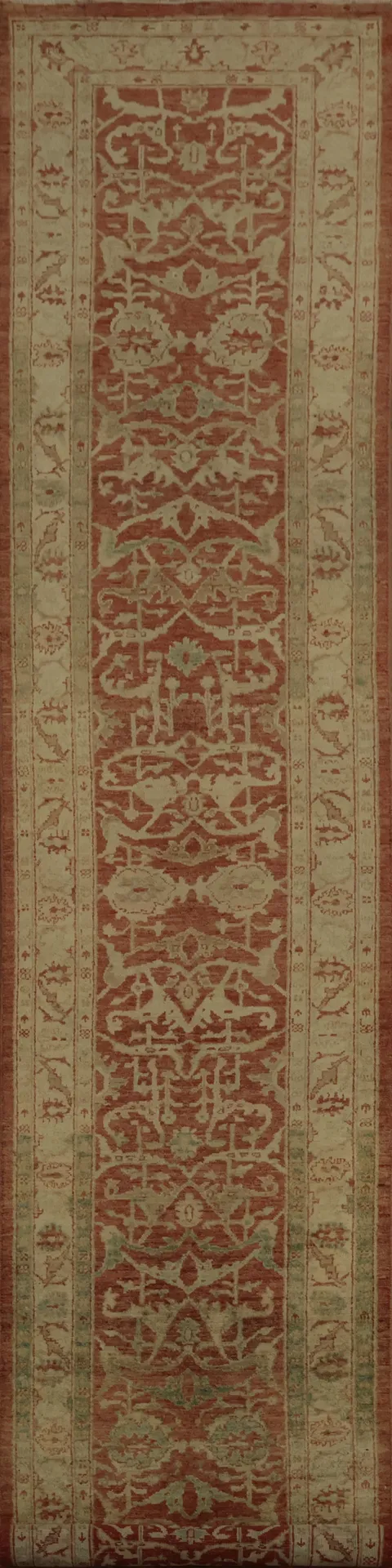 Ornate Ziegler Oriental Runner Rug 3x13 Perfect for Hallways