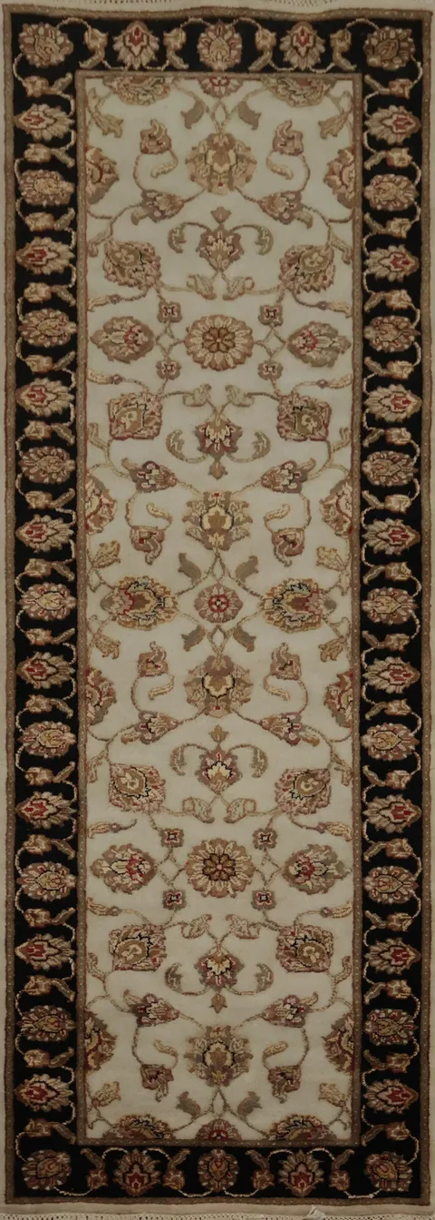 Ornate Agra Oriental Runner Rug 3x8 for Classic Spaces