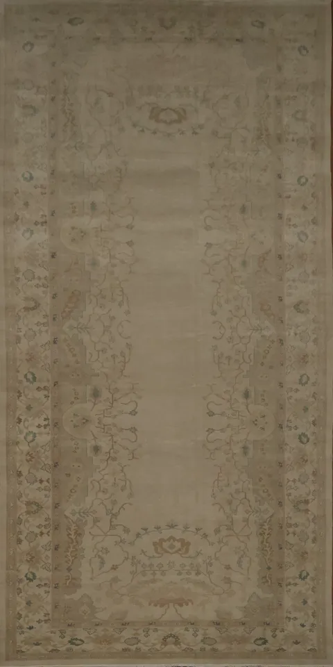 Antique-Inspired Egyptian Neutral Palace Rug 8x20