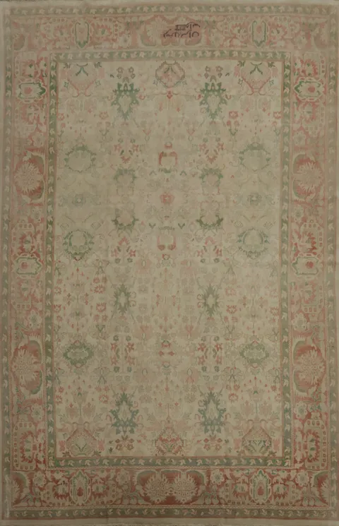 Vegetable Dye Antique Look Ziegler Persian Area Rug 10x13