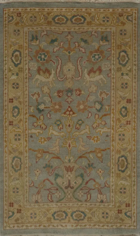 Antique Look Ziegler Rug 2x3 Timeless Neutral Tones and Design