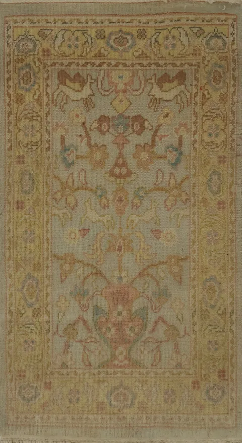 Floral Ziegler Oriental Rug 2x3 Ornate Details and Borders