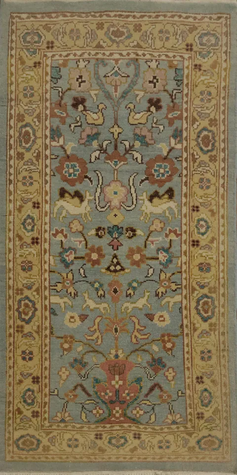 Luxurious Ornate Harmony: Exquisite Ziegler Egyptian Rug 2x4