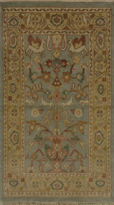 Floral Ziegler Antique Look Rug 2x3