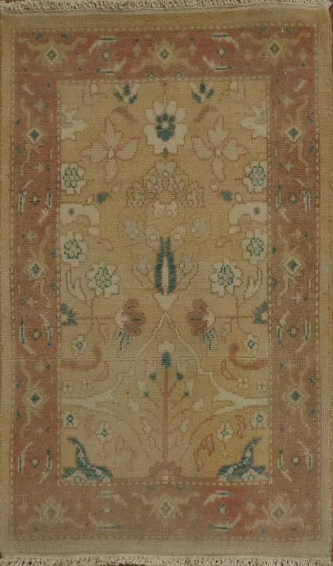 Refined Ornamentation in Soft Colors with Traditional Rug Design 2x3