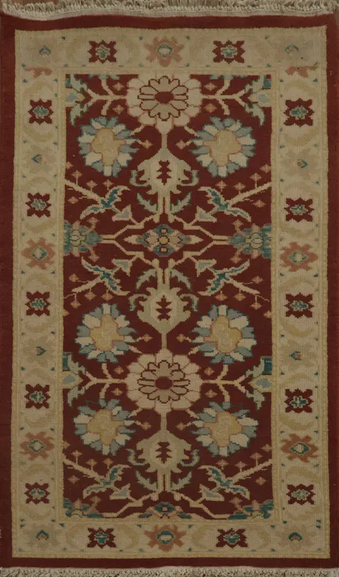 Rustic Charm: Intricate Floral Pattern with Vintage Appeal 2x4