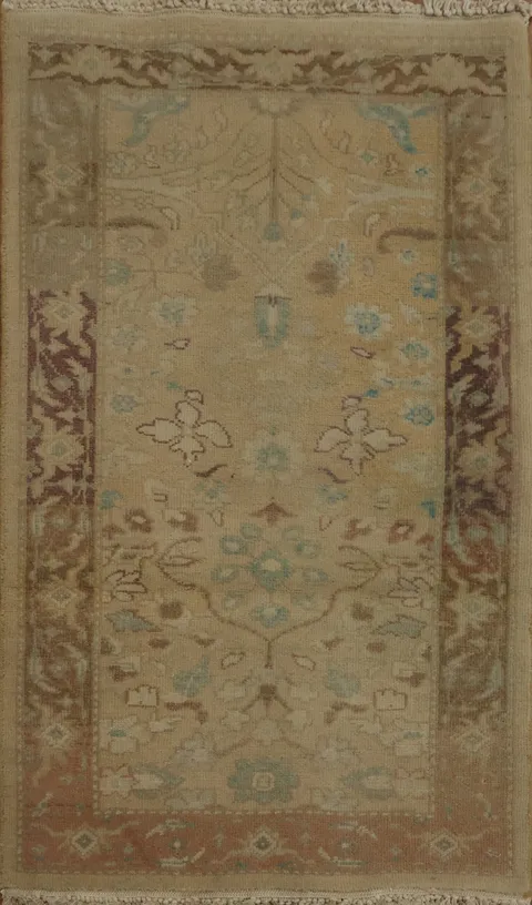 Antique Look Muted Ziegler Egyptian Accent Rug 2x4