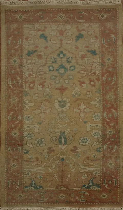 Antique Look Vegetable Dye Egyptian Ziegler Rug 2x4