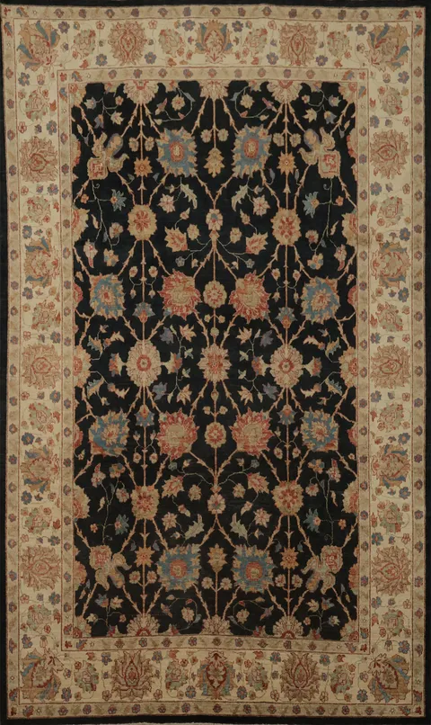 Timeless Peshawar Area Rug 7x10 with Classic Floral Accents