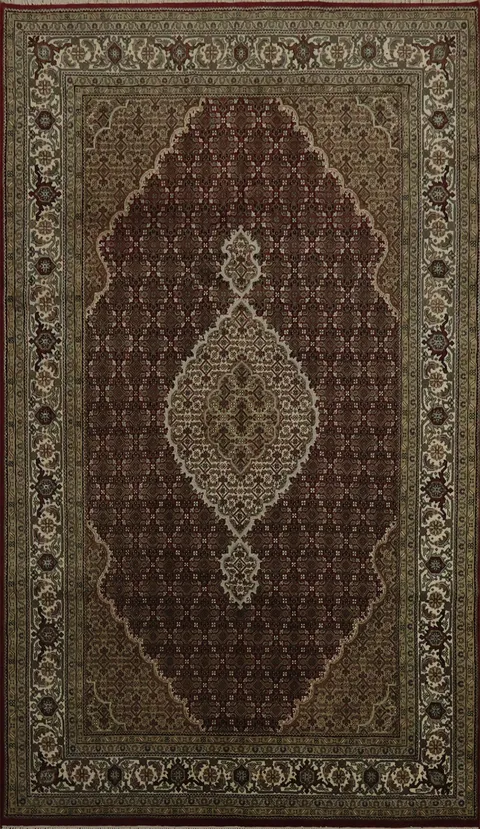 Tabriz Mahi Traditional Floral Area Rug 6x9