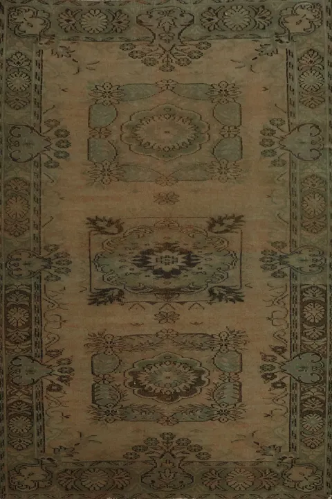 Elegant Vintage Distressed Decorative Area Rug Earthy Tones 6x9