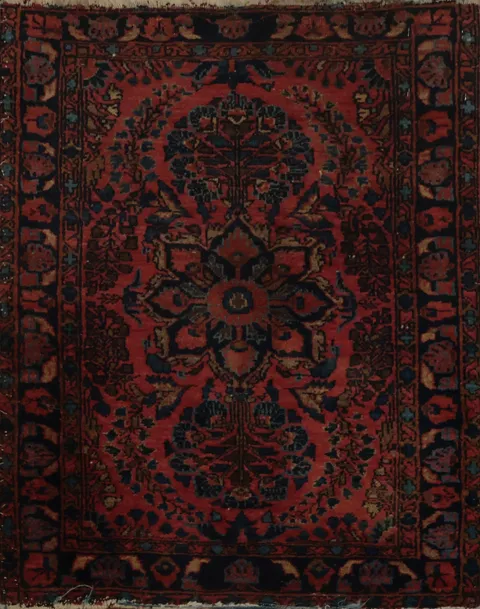Collectible Antique Sarouk Persian Rug 2x2