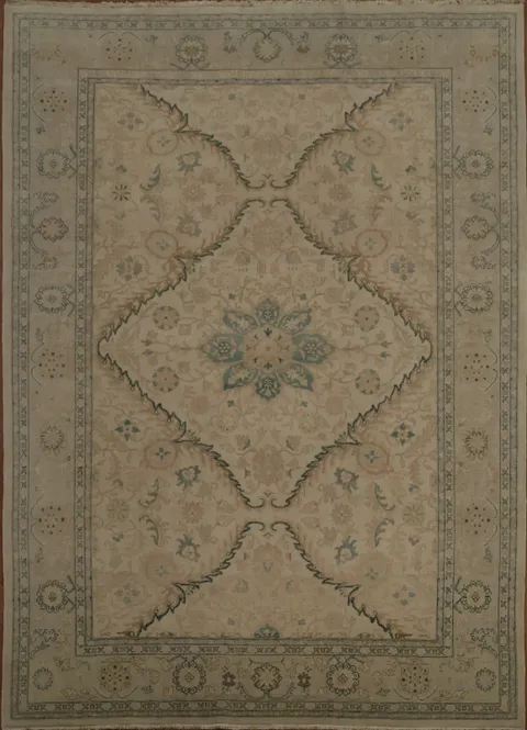 Vegetable Dye Decorative Ziegler Oriental Area Rug 9x13