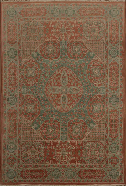 Oushak Oriental Area Rug 9x13 Vegetable Dye