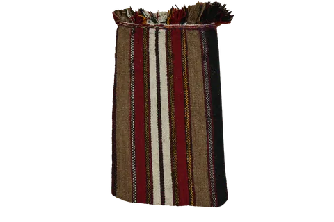 Tribal Nomadic Afghan handwoven kilim bag or pillow cover