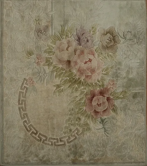 Art Deco Chinese Rug 3x3