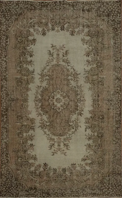 Exquisite Traditional Distressed Rug 6x9