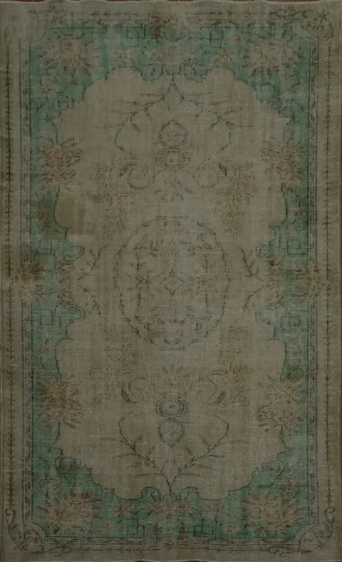 Distressed-Inspired Turkish Turkish Rug 5x8