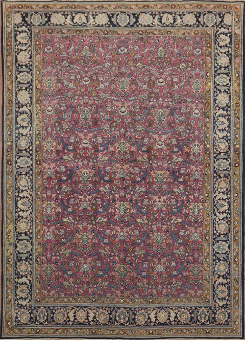 Elegant Traditional Tabriz Persian Area Rug 9x12