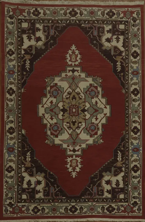 Classic Sophistication: Sumak Chinese Area Rug 6x9