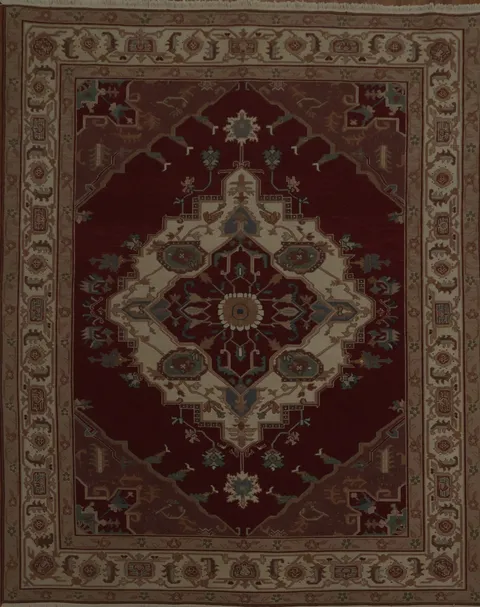 Exquisite Deep Red Oriental Sumak Chinese Area Rug 8x10