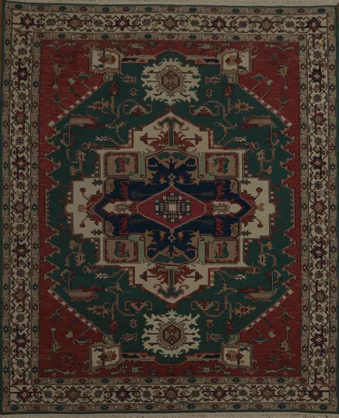 Richly Colored Traditional Sumak Chinese Heriz Area Rug 8x10