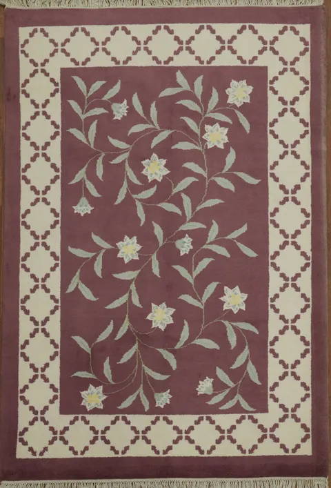 Elegant Floral Pattern Gabbeh Oriental Area Rug 6x9n