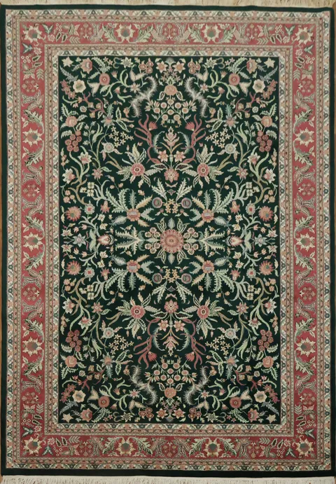 Intricately Designed Art Deco Oriental Large Rug 10x14