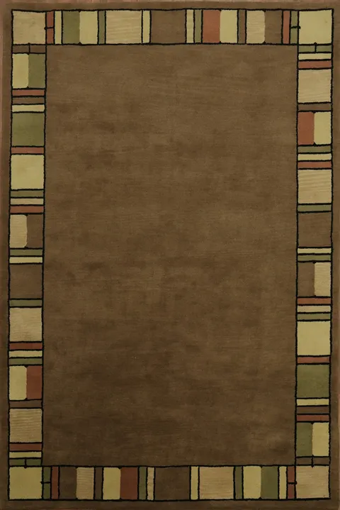 Hand-Tufted Gabbeh Oriental Area Rug 6x9