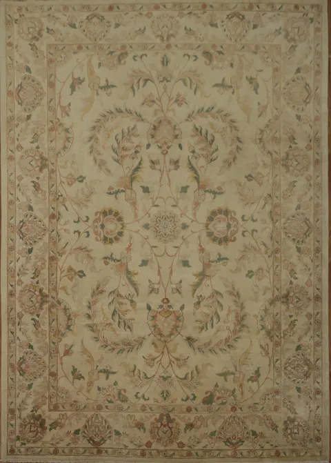 Vegetable Dye Peshawar Oriental Large Rug 10x14
